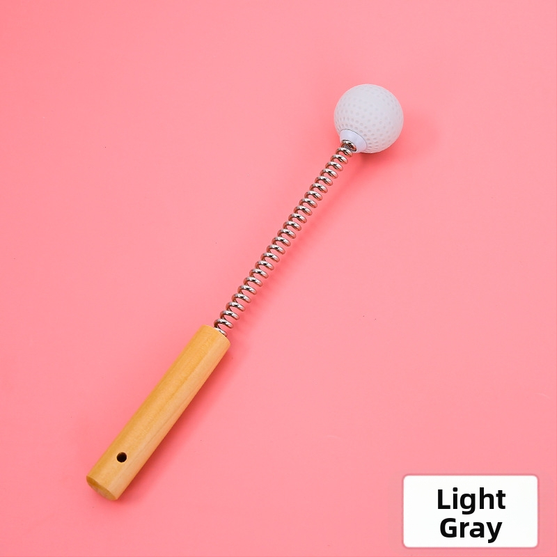 Pārvietojams silikona atsperes masāžas āmats golfa bumbiņas formā muguras masāžai, piemērots fitnesam un relaksācijai