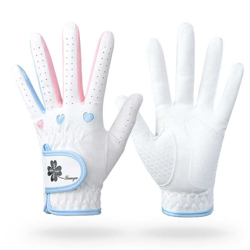 Ženske golfske rukavice, K-stil, protuklizne, prozračne, otporne na habanje, mikrofiber poliester