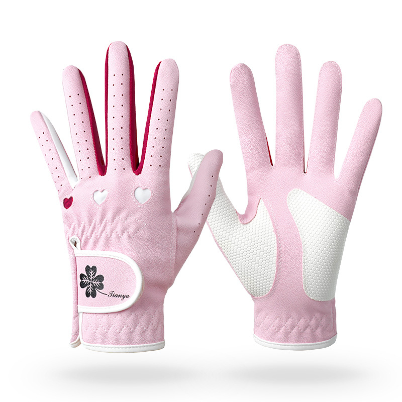 Ženske golfske rukavice, K-stil, protuklizne, prozračne, otporne na habanje, mikrofiber poliester