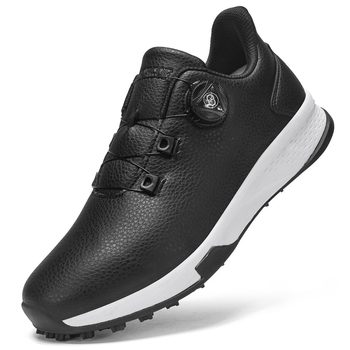 Golfa kurpes ārējiem treniņiem ar priekšējo rāvējslēdzēju, neslīdoša zole, zems augums, virsma no superšķiedras, zole no dabīgā kaučuka