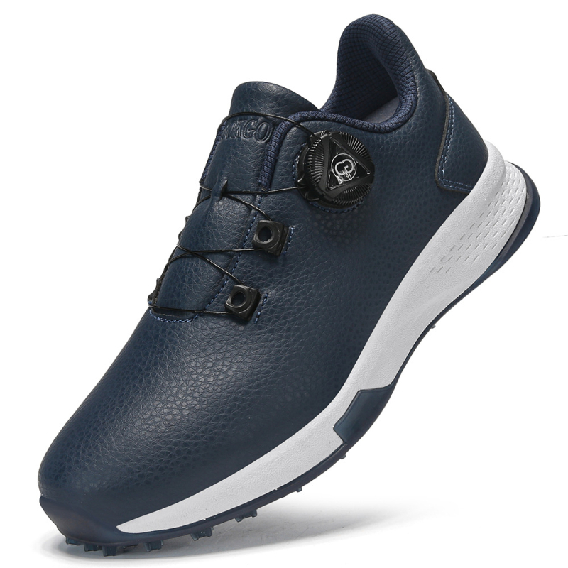 Golfa kurpes ārējiem treniņiem ar priekšējo rāvējslēdzēju, neslīdoša zole, zems augums, virsma no superšķiedras, zole no dabīgā kaučuka