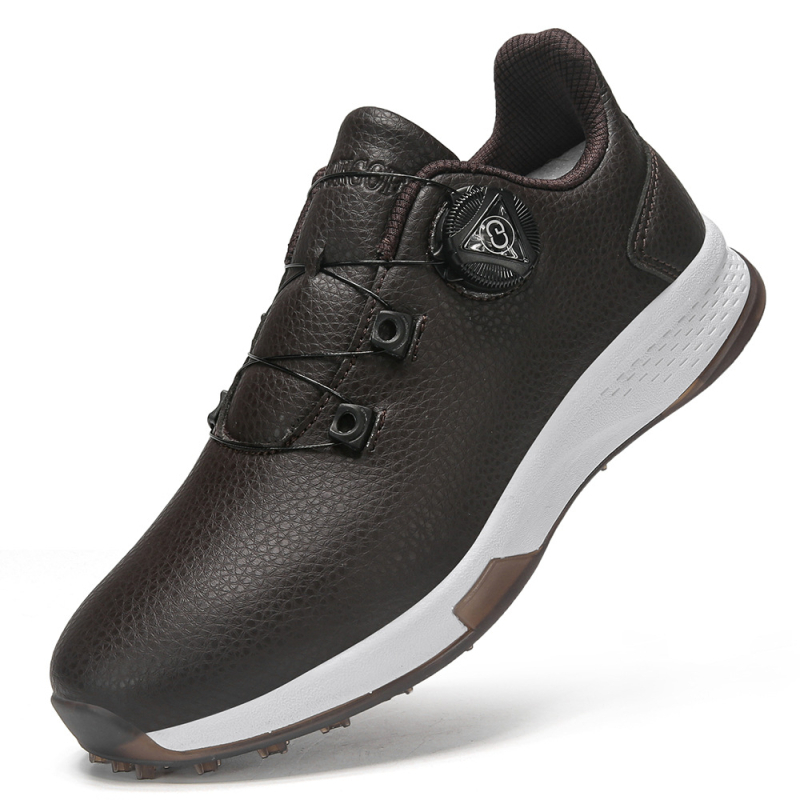 Golfa kurpes ārējiem treniņiem ar priekšējo rāvējslēdzēju, neslīdoša zole, zems augums, virsma no superšķiedras, zole no dabīgā kaučuka