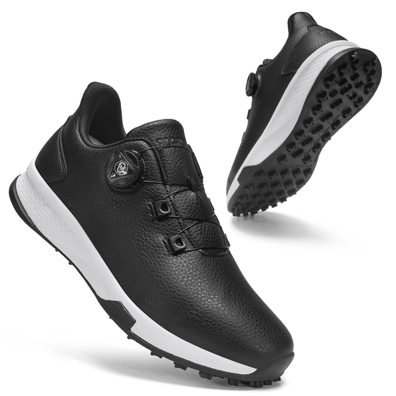 Golfa kurpes ārējiem treniņiem ar priekšējo rāvējslēdzēju, neslīdoša zole, zems augums, virsma no superšķiedras, zole no dabīgā kaučuka