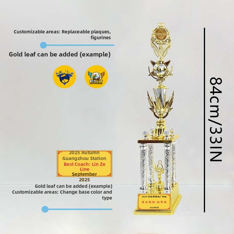 Četru kolonnu trofeja – plastmasa, pielāgojama, logotipa druka pieejama, Zīmols: Moral Style, piemērots dāvanai