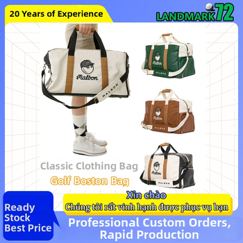 Golfa soma ar sānu nodalījumu kurpēm, noņemama pleca siksna, liela ietilpība, āda, iespējama logotipa drukāšana