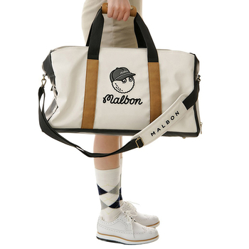 Τσάντα γκολφ με πλευρικό διαμέρισμα για παπούτσια, αποσπώμενο ιμάντα ώμου, μεγάλη χωρητικότητα, δερμάτινη, δυνατότητα εκτύπωσης λογότυπου