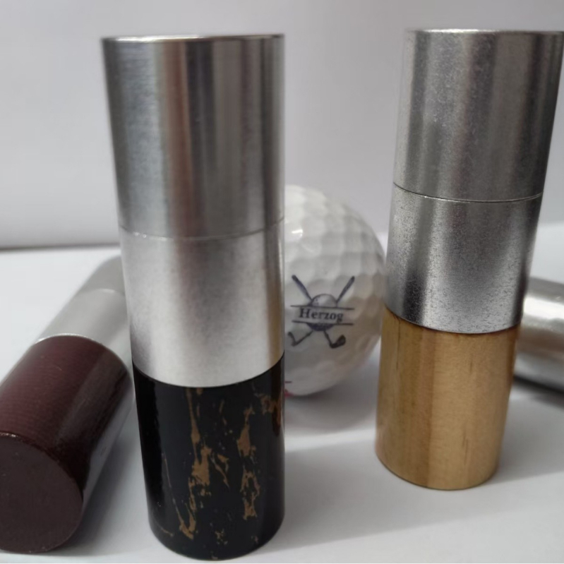 Κυκλική ξύλινη σφραγίδα υπογραφής για μπάλα γκολφ, 31 γρ, μοντέλο 2025082901