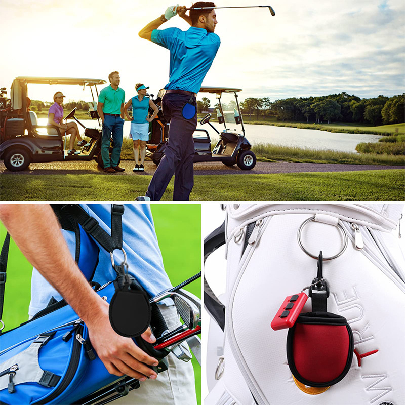 Torba za čišćenje golf lopte s prijenosnom krpom i fleecom za zaštitu lopte, ispis logotipa, prilagodba i privatna etiketa