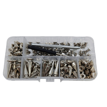 Mogi 80 комплекта цинкова сплав конусовидни ривети за облекло и кожа DIY – декоративни ривети копчета и аксесоари