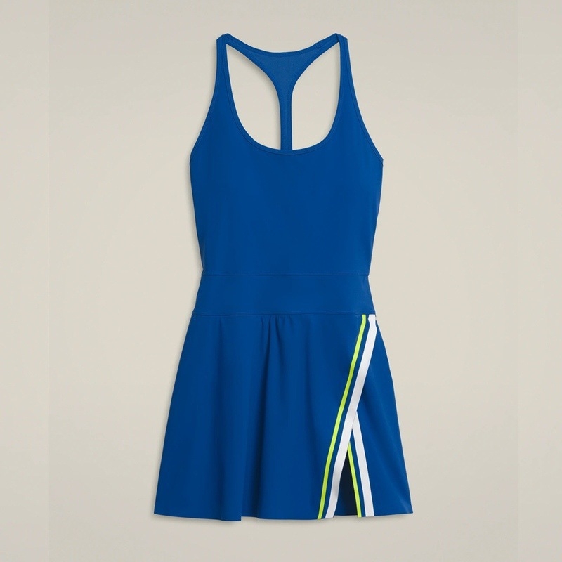 Sieviešu sporta svārki ar iekšējo krūšu spilventiņu, ātri žūst, šaura silueta, Lycra-Vinylon audums, vasaras sporta apģērbs