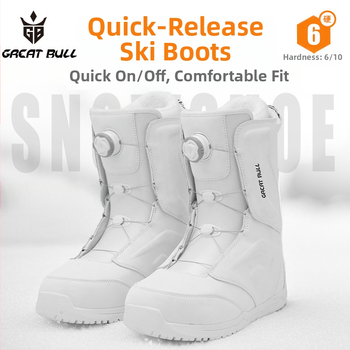 Snowboardové topánky unisex, PU vrch s vodotesnou tkaninou, gumová podrážka, tlmiaca vložka, tepelná izolácia