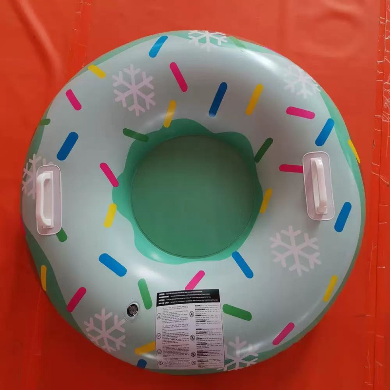 Felfújható hócső, PVC anyag, 7–14 éveseknek, kültéri használatra (kemping, rendezvények), vastag párnázott kialakítás