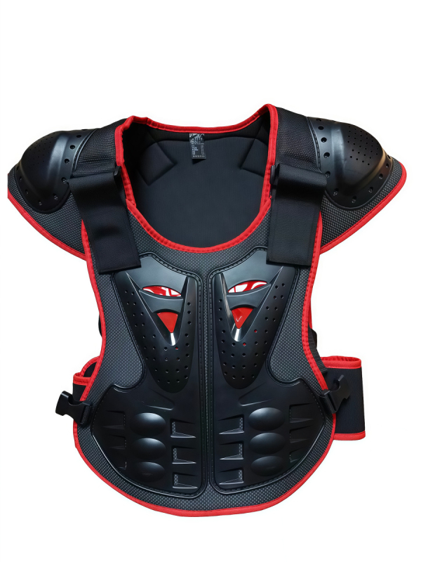 Защитен бронежилет с защита на гърба, гърдите и талията; антиколизия; ударопоглъщане; полиестерно влакно; универсална употреба