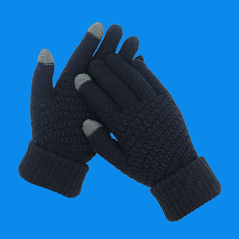 Simigo zimske rukavice za biciklizam - elastični fleece materijal, protuklizne, kompatibilne s dodirnim zaslonom, unisex za odrasle