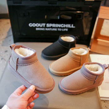 Dječje čizme za snijeg, unisex, gornji dio od sintetičke kože, casual stil, za uzrast 1–12 godina
