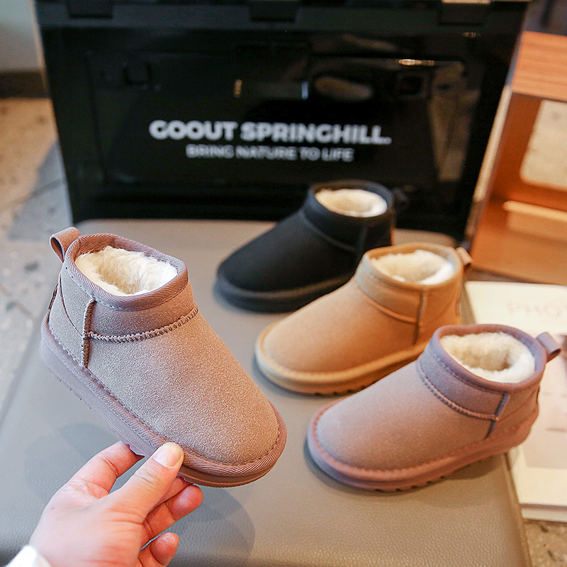 Dječje čizme za snijeg, unisex, gornji dio od sintetičke kože, casual stil, za uzrast 1–12 godina