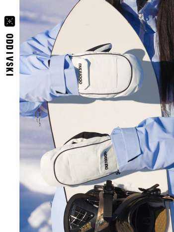 oddivski sí kesztyűk beépített csuklóvédőkkel, érintőképernyő-kompatibilis, vízálló, kopásálló, nejlon anyagból