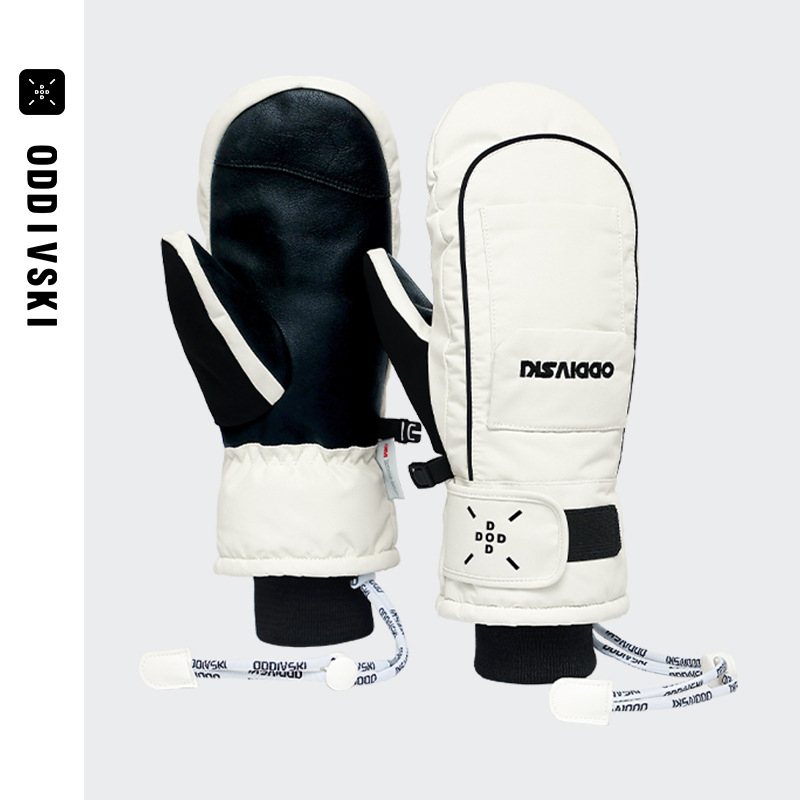 oddivski sí kesztyűk beépített csuklóvédőkkel, érintőképernyő-kompatibilis, vízálló, kopásálló, nejlon anyagból