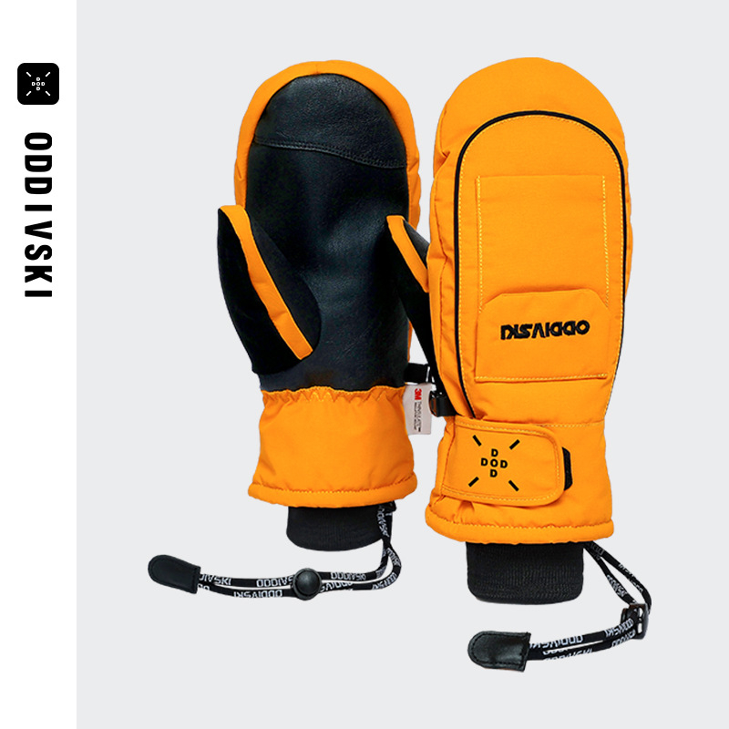 oddivski sí kesztyűk beépített csuklóvédőkkel, érintőképernyő-kompatibilis, vízálló, kopásálló, nejlon anyagból