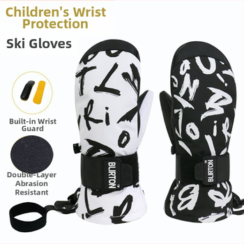 MTskier Deti lyžiarske rukavice, nepremokavý polyester