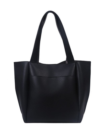 Taška Tote, PU materiál, street trend, zips, tvar vedra