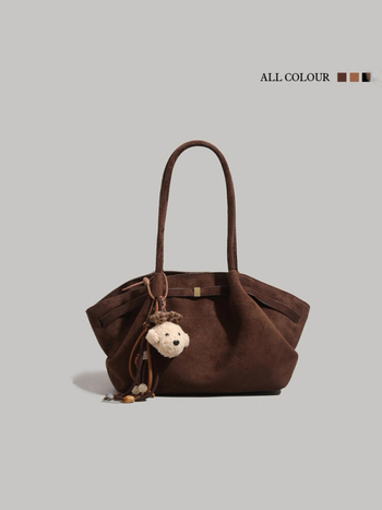 Unisex tote taška z velúru, horizontálny štvorcový tvar, zapínanie na zips a vnútorná kapsa na zips