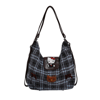Unisex nylon tote torba s zatvaranjem na zip i unutarnjim džepom za telefon