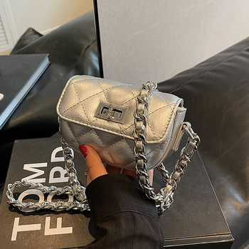 PU izvezeno crossbody torba, vodoravnog kvadratnog oblika, zatvarač za otvaranje, unutarnja džep s zatvaračem, podstava od poliester-cotton