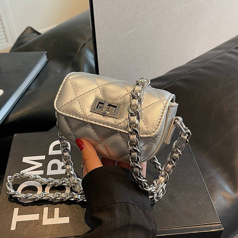 PU izvezeno crossbody torba, vodoravnog kvadratnog oblika, zatvarač za otvaranje, unutarnja džep s zatvaračem, podstava od poliester-cotton