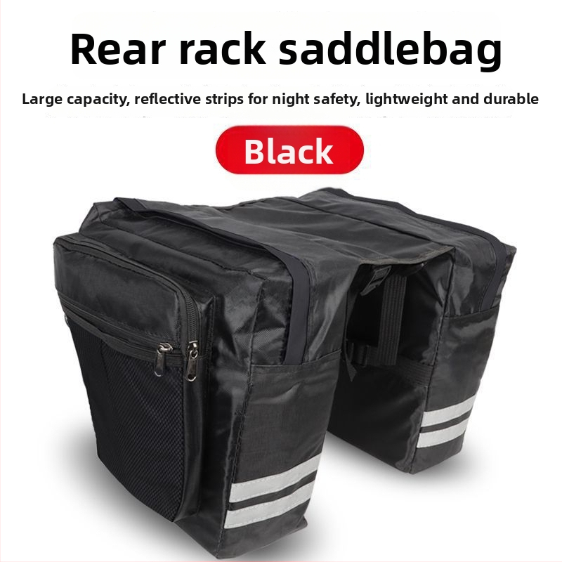 Zadná taška na bicykel s dvojitým paketom — nepremokavé plátno, model Bicycle rear camel bag, značka XW