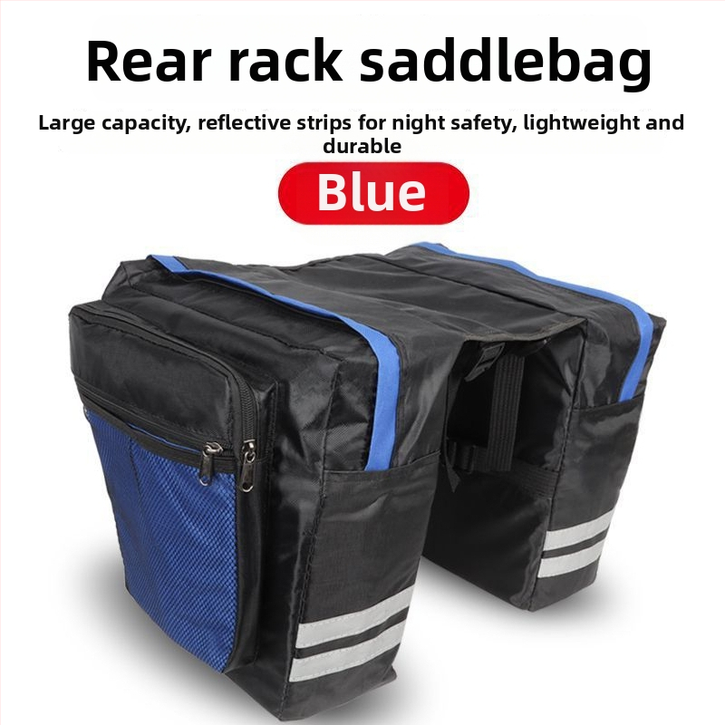 Zadná taška na bicykel s dvojitým paketom — nepremokavé plátno, model Bicycle rear camel bag, značka XW