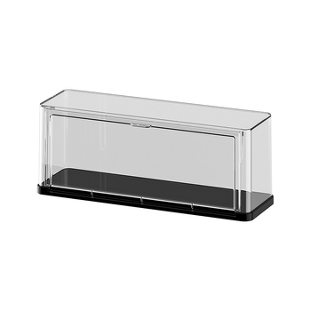 Прозрачна дисплей-кутия за бюро със база, подходяща за стекиране на играчки; стил: модерен минимализъм; материали: ABS панел и PET корпус