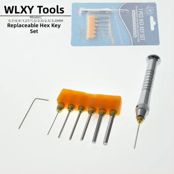 Izturīgs mini hex atslēgu komplekts ar iekšējo sešstūri galvu no augstas oglekļa tērauda