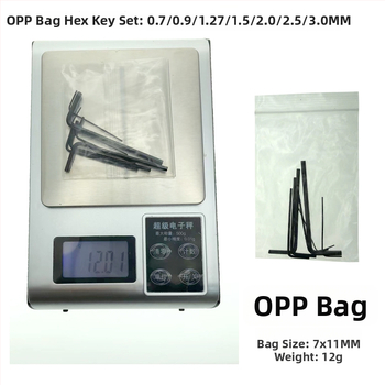 Izturīgs mini hex atslēgu komplekts ar iekšējo sešstūri galvu no augstas oglekļa tērauda