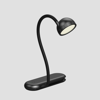 Настолна лампа за защита на очите със двоен светлинен източник, преносима, с вградена литиева батерия, ABS абажур, за учене и четене.