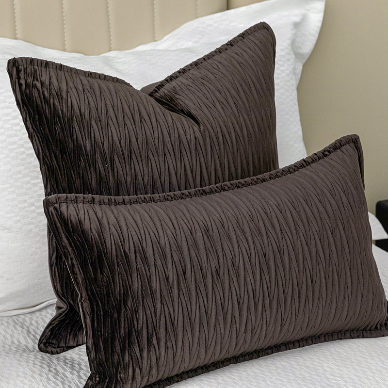 Hotellitoa voodi dekorekomplekt: voodiäärne lint ja padjad – materjal: polüester; stiil: kerge luksus; muster: ühevärviline; stiili positsioon: hotell