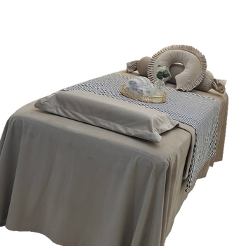 Покривка за легло от кадифе, стил лек лукс — мъхнато тъкане, реактивно печатане и боядисване, тегло 300–500 г