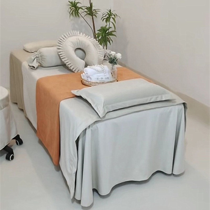 Покривка за легло от кадифе, стил лек лукс — мъхнато тъкане, реактивно печатане и боядисване, тегло 300–500 г