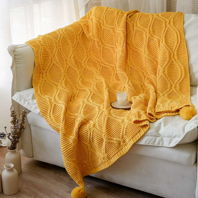 Severna Chenille Raschel deka, 800-1000 g, prugast uzorak, proljeće i jesen