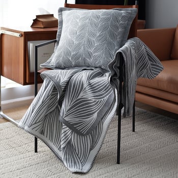Tkani Jacquard pokrivač za krevet, posteljni runner, dnevni throw u nordijskom minimalističkom stilu, za sve sezone