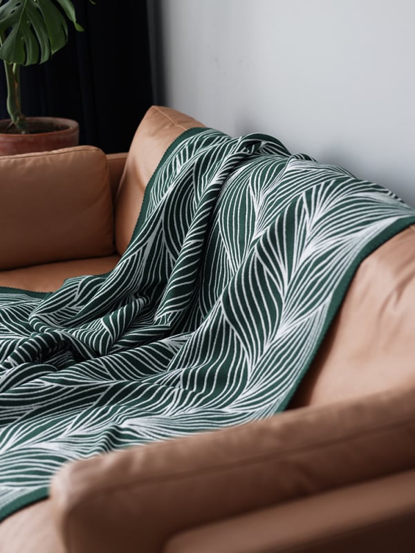Tkani Jacquard pokrivač za krevet, posteljni runner, dnevni throw u nordijskom minimalističkom stilu, za sve sezone