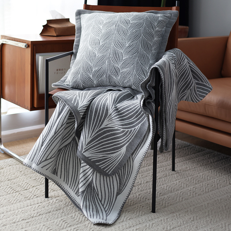 Tkani Jacquard pokrivač za krevet, posteljni runner, dnevni throw u nordijskom minimalističkom stilu, za sve sezone