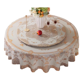 Set de fețe de masă rotunde – stil Nordic, impermeabile, rezistente la grăsimi, fără spălare, rezistente la temperaturi înalte, PVC