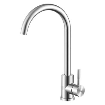 Nerūdijančio plieno virtuvės čiaupas, pasukamas, keraminių vožtuvo šerdies, modelis MM-003, 20 mm įvestis/išvestis