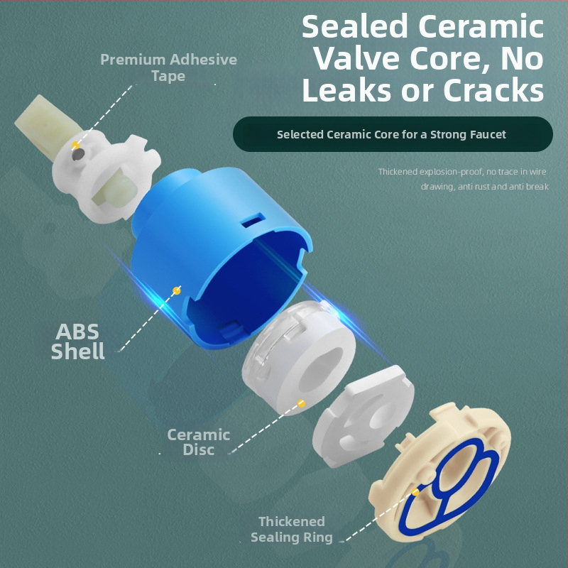Nerūdijančio plieno virtuvės čiaupas, pasukamas, keraminių vožtuvo šerdies, modelis MM-003, 20 mm įvestis/išvestis