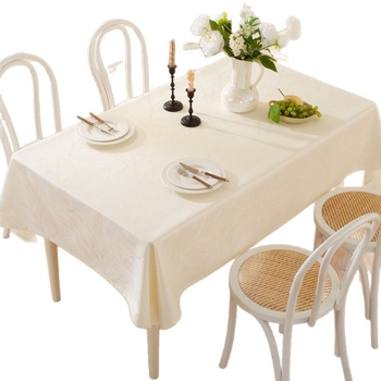 Față de masă, poliester, dreptunghiulară, stil nordic, model: solid, respirabil, anti-alunecare, durabil