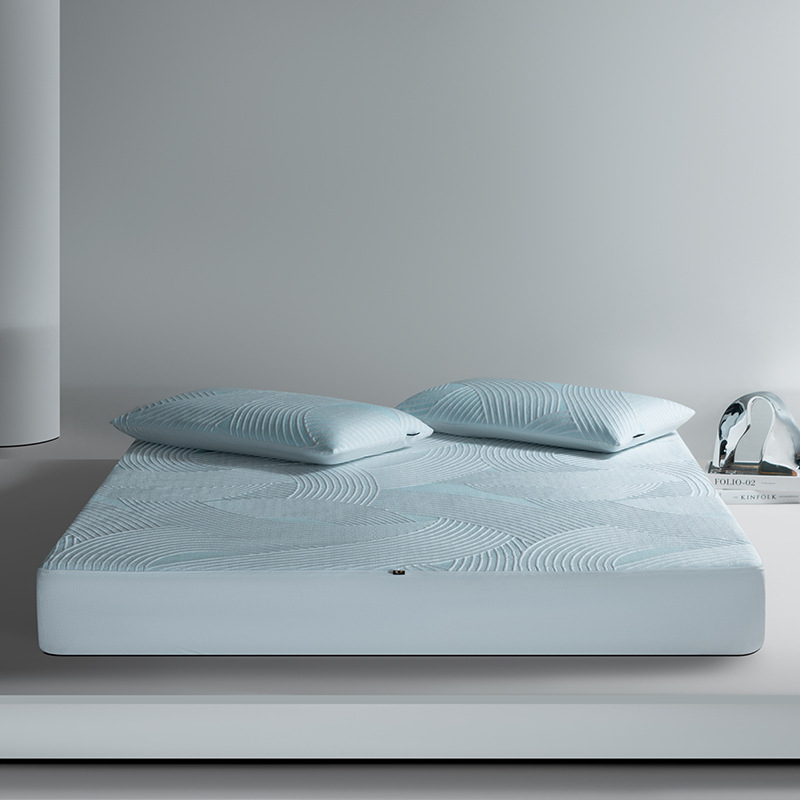 Ledinio šilko viskozės kilimėlių rinkinys, antibakterinis, skalbiasi mašininėje, džakardinė audinys, sulankstomas, lengvas prabangos pojūtis