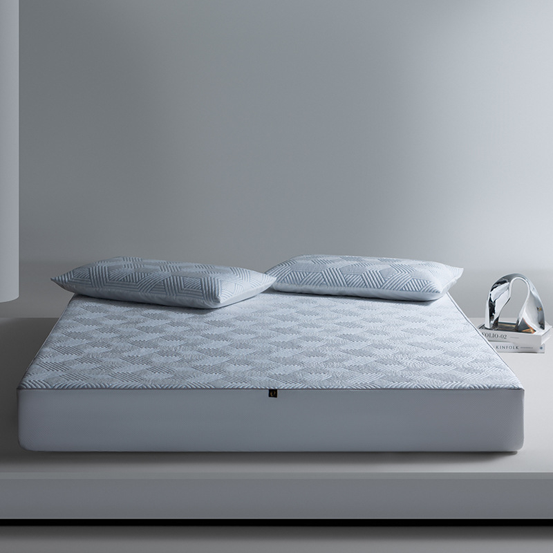 Ledinio šilko viskozės kilimėlių rinkinys, antibakterinis, skalbiasi mašininėje, džakardinė audinys, sulankstomas, lengvas prabangos pojūtis