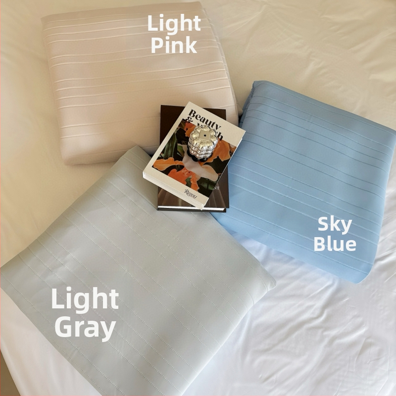 Sada Ice Silk mat z viskózneho vlákna – skladacia, moderný minimalistický štýl, potlačená tkanina