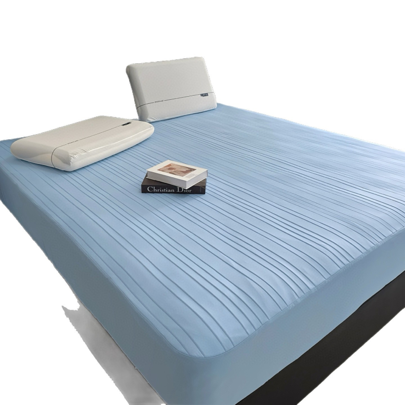 Viszkóz rostból készült Ice Silk matrész – hajtogatható, modern minimalist stílus, nyomtatott szövet